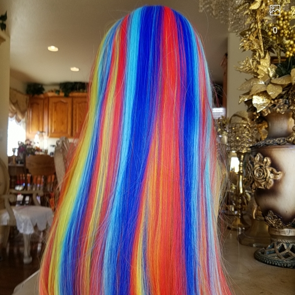 Rainbow Beauty Full Wig main image 5